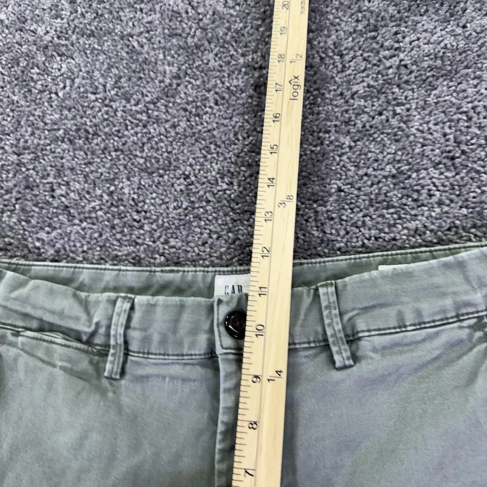 Gap Shorts Mens 31 Green Chino Canvas Casual Flat Front Summer Pockets City